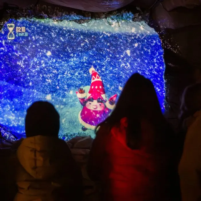 grotte de glace etape 1 visite grotte du pere noel