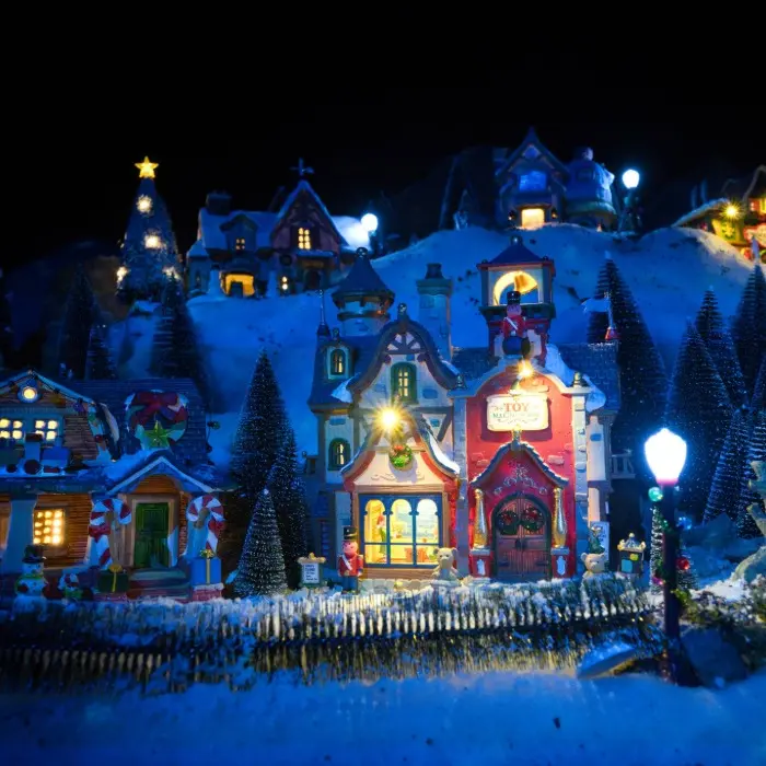 village des lutins dans la grotte du pere noel